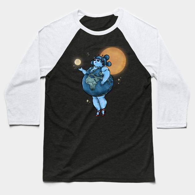 Mother Earth Baseball T-Shirt by The Mindful Maestra